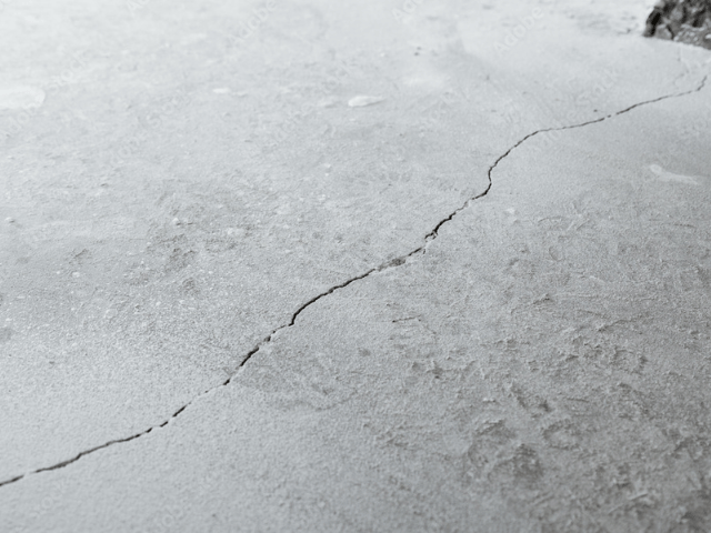 cracked floor