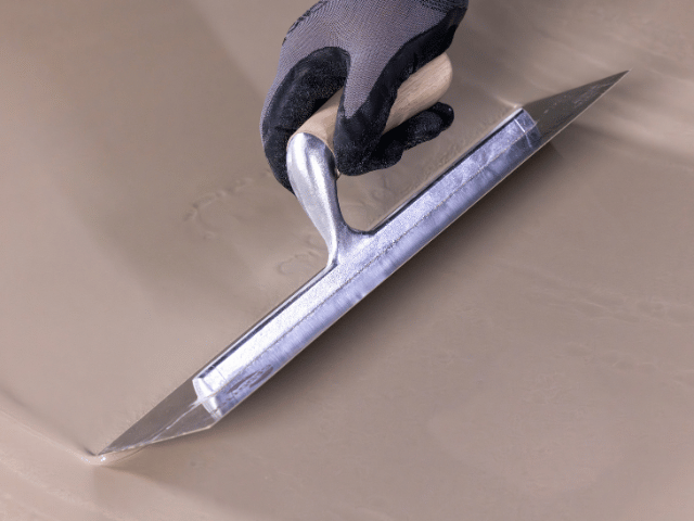 sl h715 application with trowel